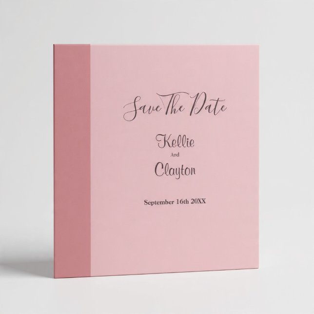 Blush Bar Save The Date Invitation (Créateur téléchargé)