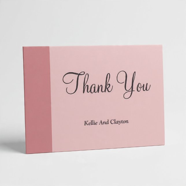 Blush Bar Thank You Card (Créateur téléchargé)