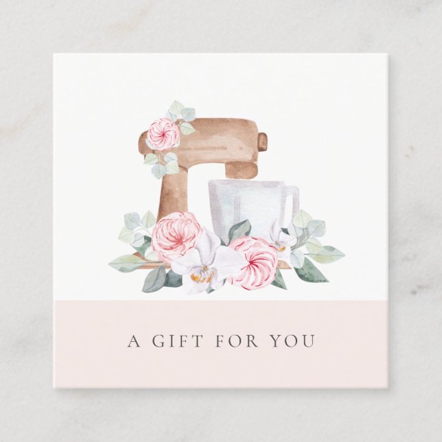 Blush Cake Mixer Catalogue Floral Certificat Cadea (Devant)