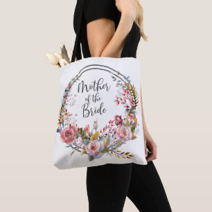 Blush Floral Wreath Mère du Sac fourre-tout de mar