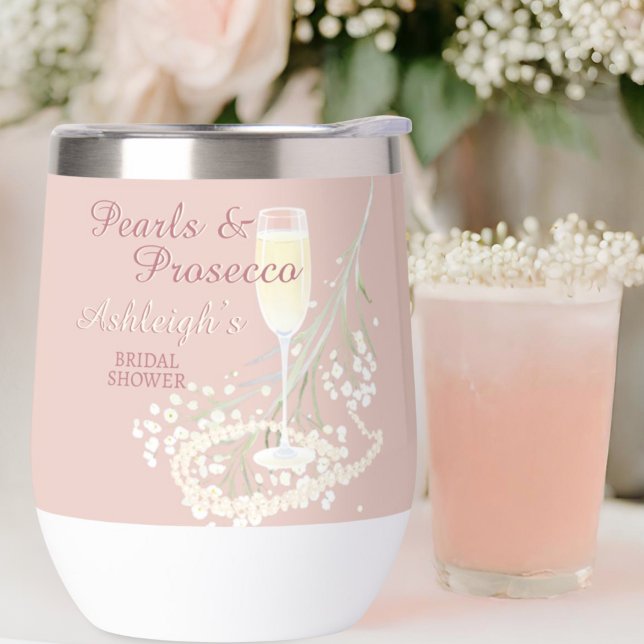 Blush Pearls & Prosecco Fête des mariées Mariée Ca (Créateur téléchargé)
