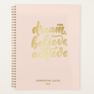 Blush Pink Dream Croire Atteindre Motivationnel