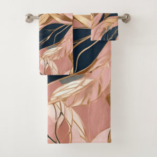 Blush Pink Gold Modern Boho Collection Feuilles