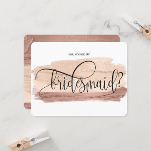 Blush Pink sera-tu mon invitation de demoiselle d'