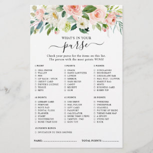 Blush Pretty Rose Botanique jeu de douche de marié