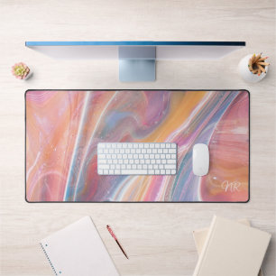 Blush rose jaune violet marbre bleu Ajouter un mon