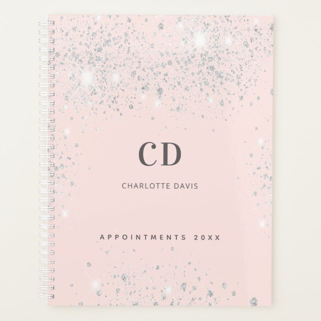 Blush rose or argent parties scintillant brillant  (Devant)