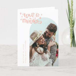 Blush Rose Retro Amour & Merci White Arch Mariage