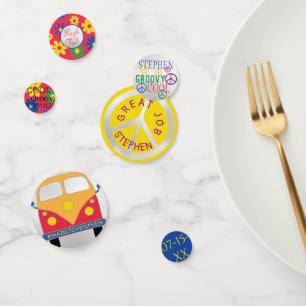 BM Bar ou Bat mitzvah Confetti Fleurs Super