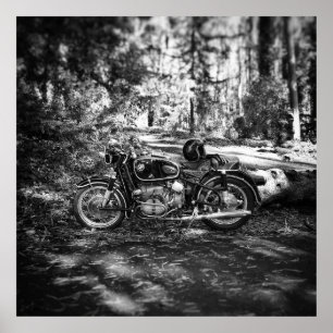 BMW Motorcycle Poster