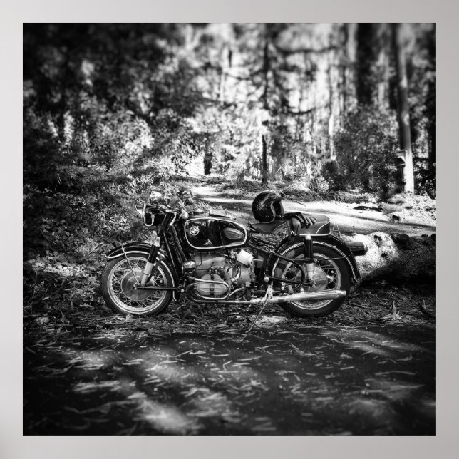 BMW Motorcycle  Poster (Devant)