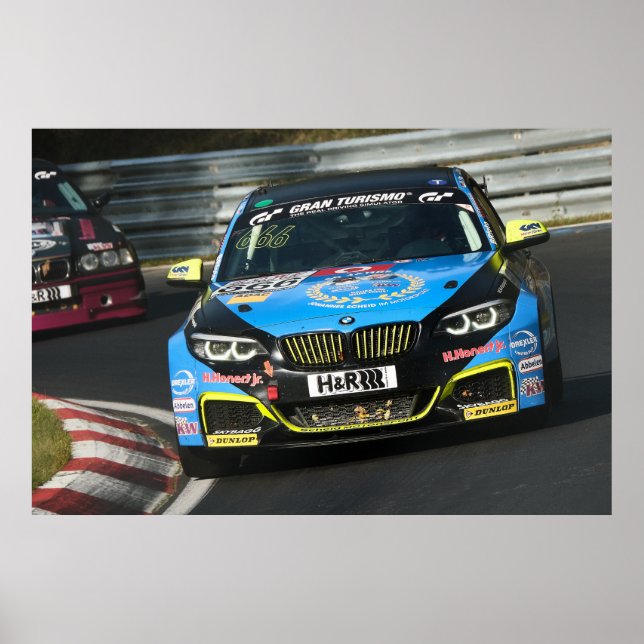 BMW RACING POSTER (Devant)