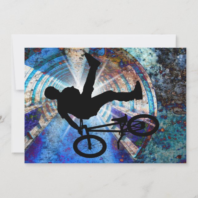 BMX dans le tunnel de gravité (Devant)
