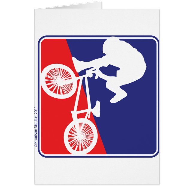 BMX Rider en rouge blanc et bleu (Devant)