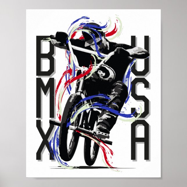 BMX USA Amérique | Poster Bmx (Devant)