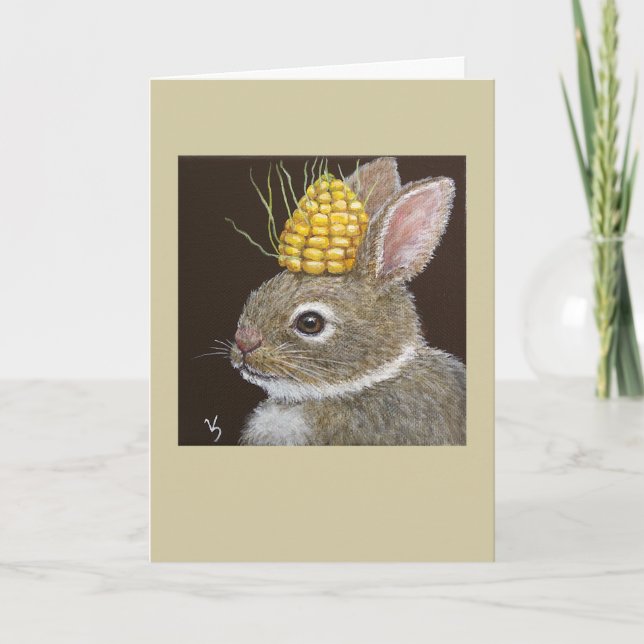 Bo la carte bébé lapin (Devant)