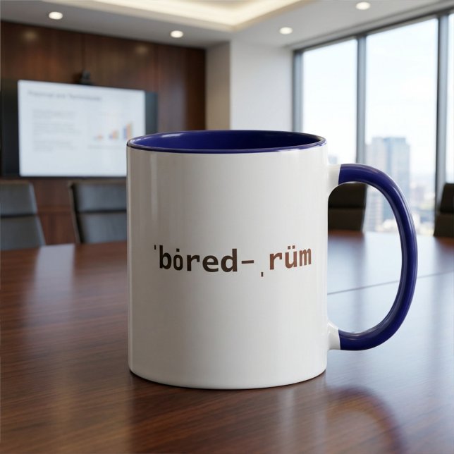 Boardroom Humor Office Corporate Business Mug (Créateur téléchargé)