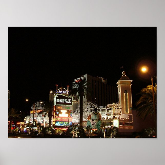 Boardwalk Las Vegas Poster Print (Devant)