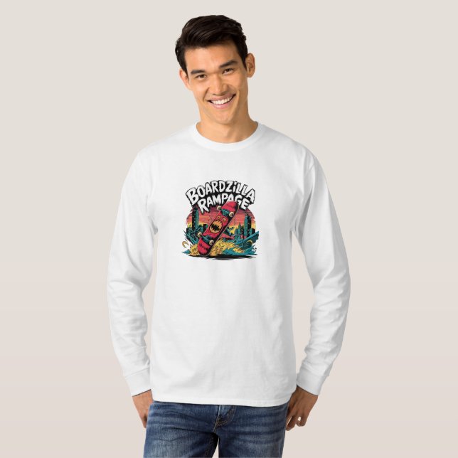 Boardzilla Rampage Urban Long Manches T-shirt (Devant entier)