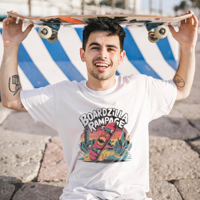 Boardzilla Rampage Urban Skater T-shirt (Créateur téléchargé)