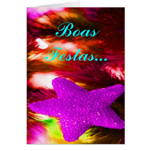 Boas Festas e um feliz Ano Novo Purple Star I