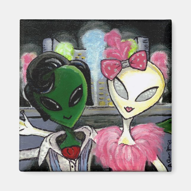 Bob & Jane Invade Las Vegas Magnet (Devant)