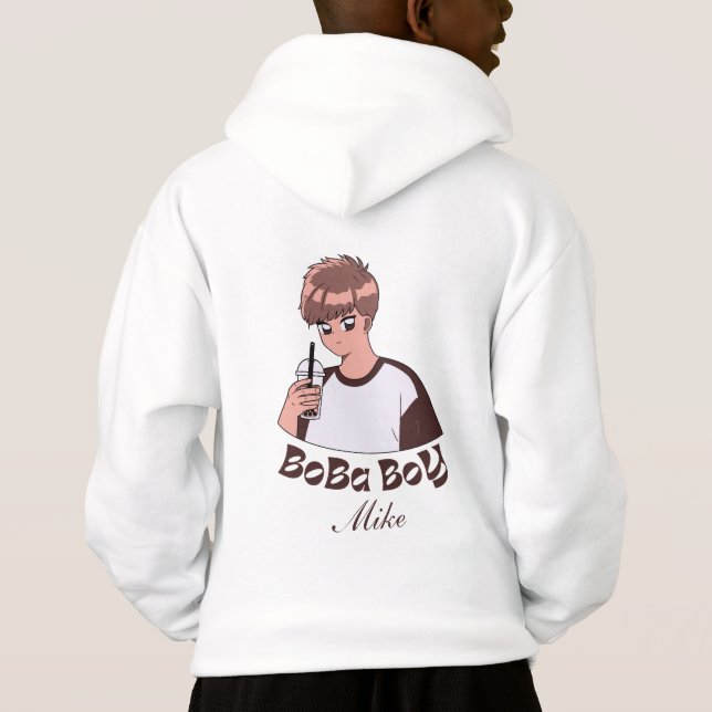 Boba Boy, thé à bulle de thé boba (Dos)