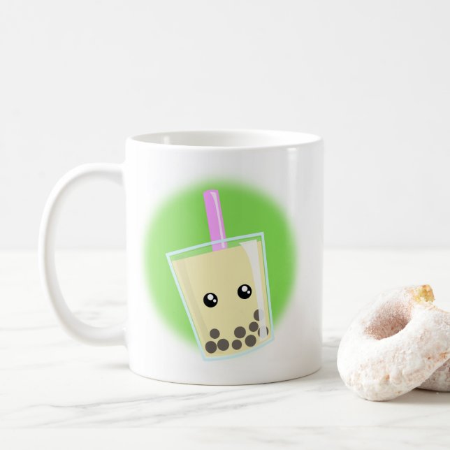 Boba Time ! Café Mug (Avec donut)