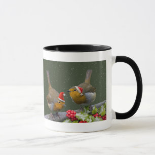 Bobbin Robins Christmas Mug
