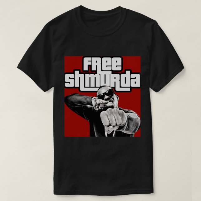 Bobby Shmurda T-shirt Classique Rap Gratuit (Design devant)