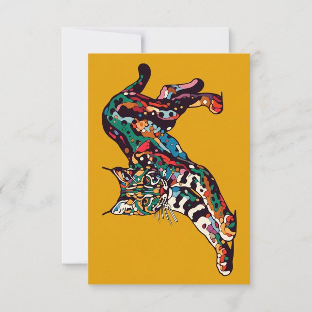 Bobcat 3,5 x 5 Carte pour notes (Devant)