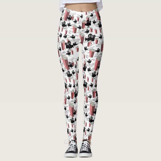 Bobines de film et leggings au popcorn (Devant)