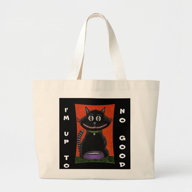 BOBO le CAT NOIR - je suis jusqu'pas à bon !  sac (Devant)