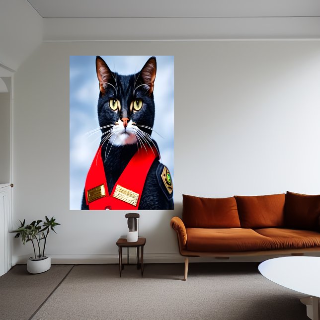 Bocal américain adorable | AI Art Poster (Créateur téléchargé)