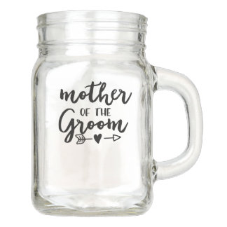Bocal Mason Mère de la Coupe Mason Jar Groom