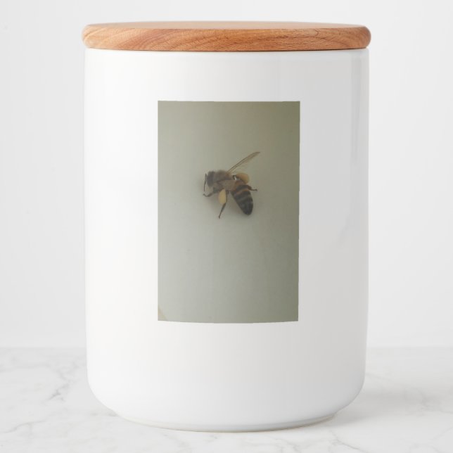 Bocaux Étiquette de conteneur de nourriture pour abeilles (Devant)