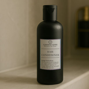Bocaux Étiquette de revitalisant pour cheveux des commodi