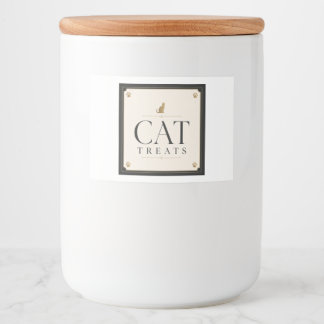 Bocaux Étiquette de stockage de friandises pour chat uniq