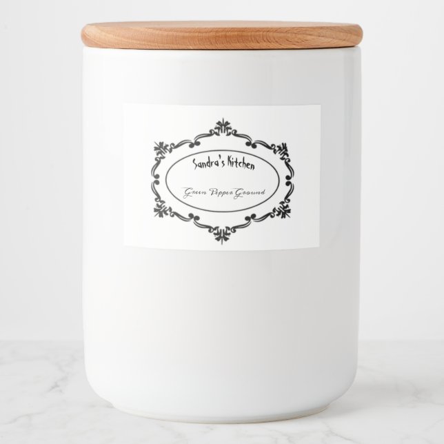 Bocaux Étiquette d'épices pour Jar Vintage (Devant)