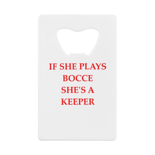 BOCCE (Devant)