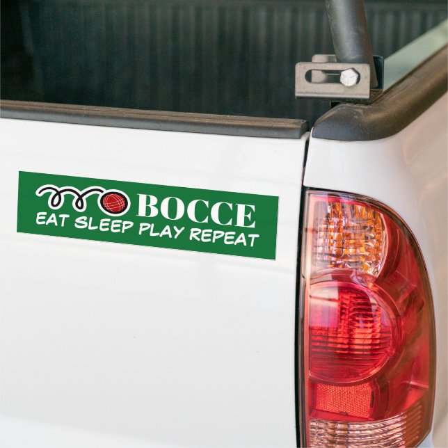 Bocce bocce bumper stickers pour bocci player (Sur camion)