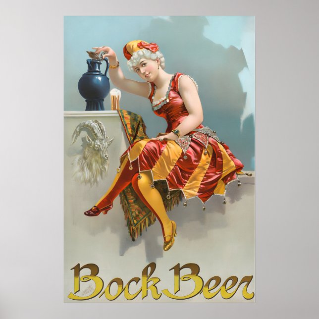Bock Beer Poster (Devant)