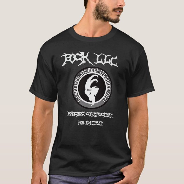 Bock.LLC World Anniversary  Tour 2022 Tshirts (Devant)