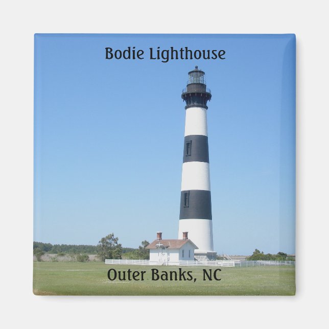 Bodie Lighthouse Outer Banks NC Magnet (Devant)