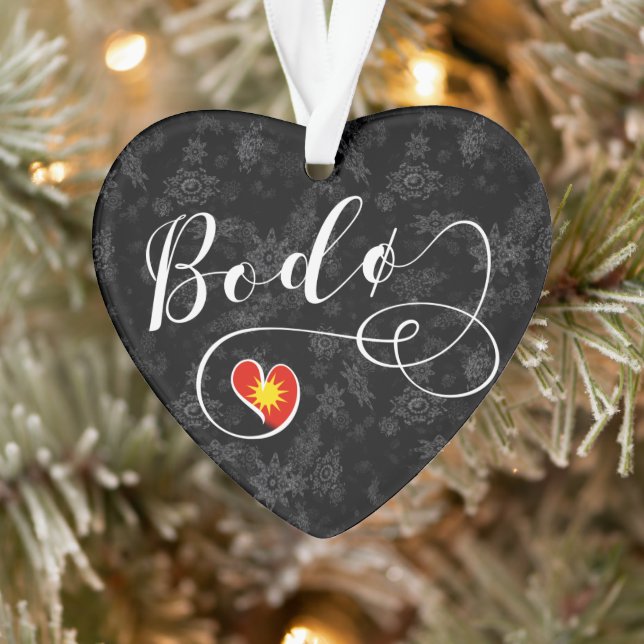 Bodø Coeur du drapeau, Norvège, Bodö (Arbre)