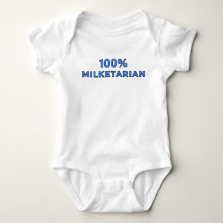 Body 100% Milketarien - Bleu