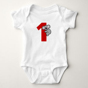 Body 1er anniversaire cadeau (ours de koala mignon)