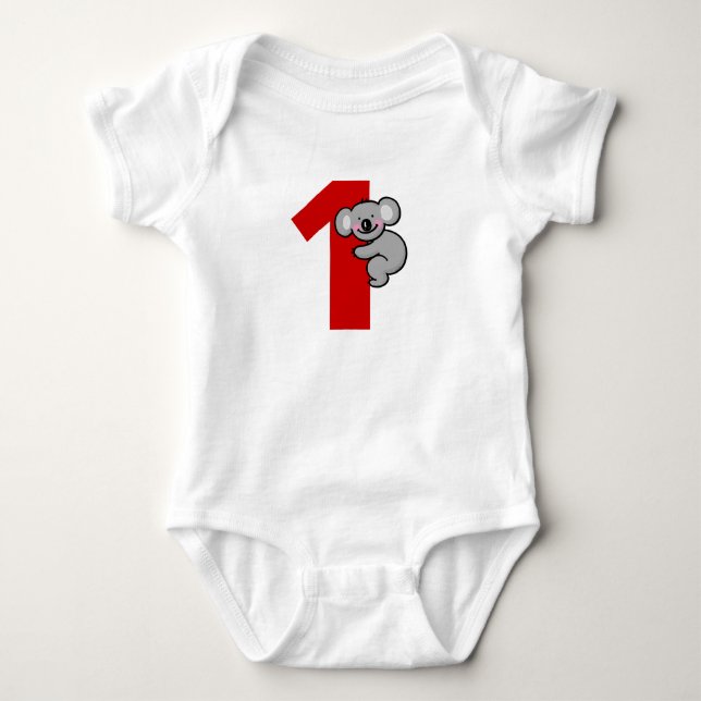 Body 1er anniversaire cadeau (ours de koala mignon) (Devant)