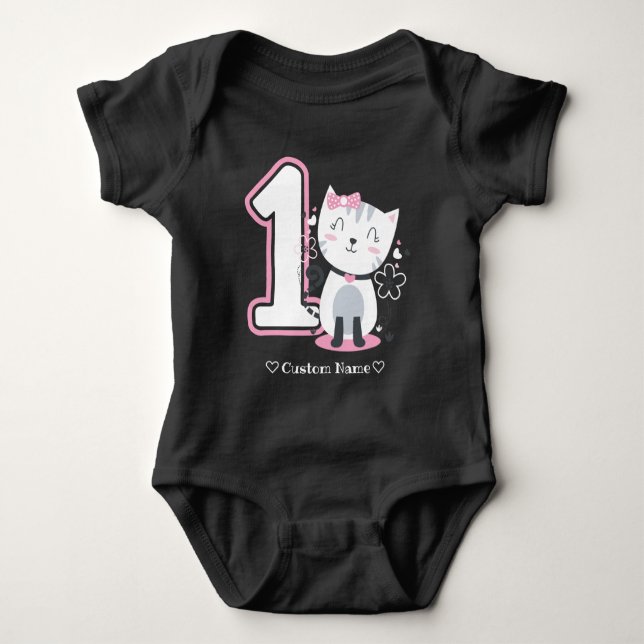Body 1er anniversaire | Premier anniversaire du bébé (Devant)