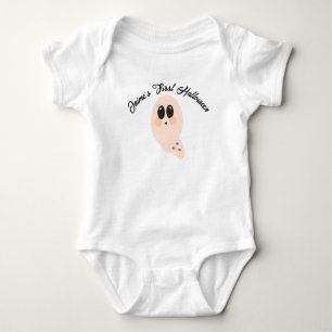Body 1er Halloween de bébé fantôme mignon